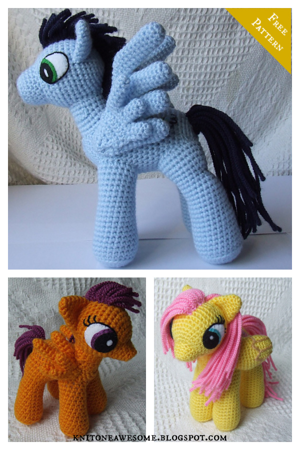 My Little Pony Amigurumi Free Crochet Pattern