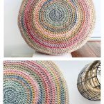 Pouf Free Crochet Pattern