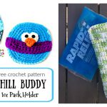 Reusable Ice Pack Cover Free Crochet Pattern