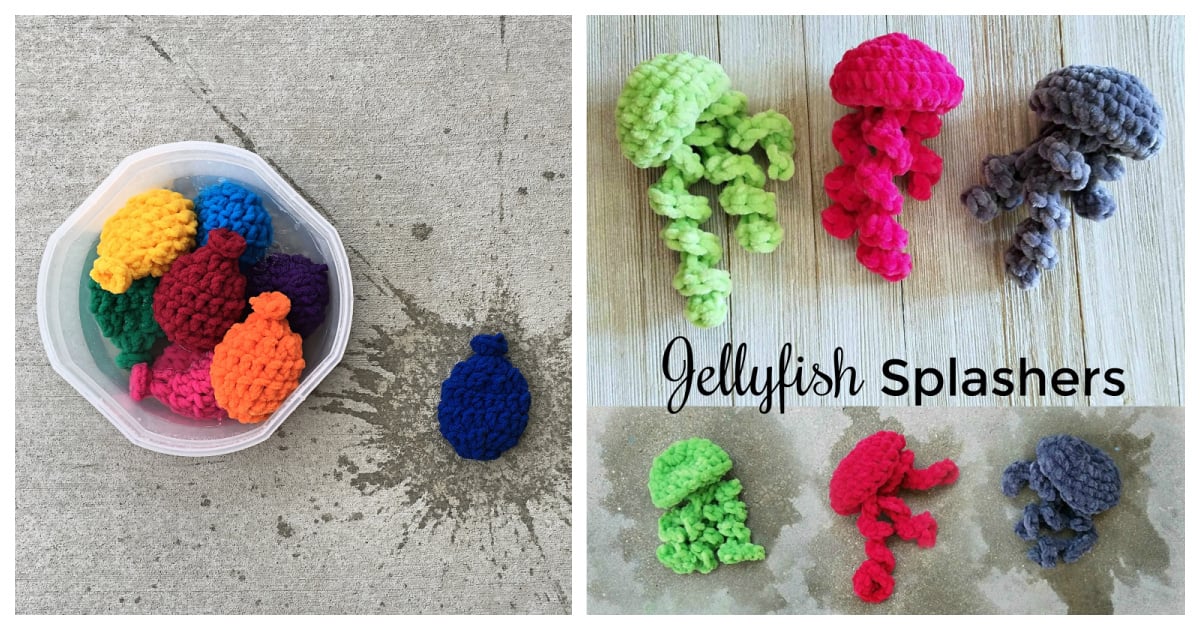 een schuldeiser Draad gastheer Reusable Water Balloons Free Crochet Pattern