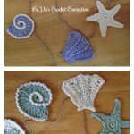 Sea Shell Applique Free Crochet Pattern