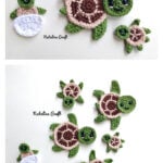 Sea Turtle Applique Free Crochet Pattern