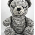 Sleeping Teddy Bear Free Crochet Pattern