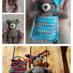 Sleepy Bear With a Sleeping Bag Free Crochet Pattern