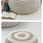 Stylish Floor Pouf Free Crochet Pattern