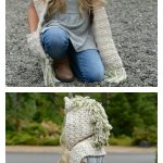 Ulyne Unicorn Hooded Scarf Crochet Pattern