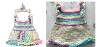 Unicorn Dress Free Crochet Pattern