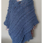 V Shaped Shawl Free Crochet Pattern