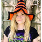 Wicked Stripes Witch Hat Free Crochet Pattern