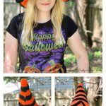 Wicked Stripes Witch Hat Free Crochet Pattern