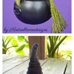 Witch Hat All Sizes Crochet Pattern