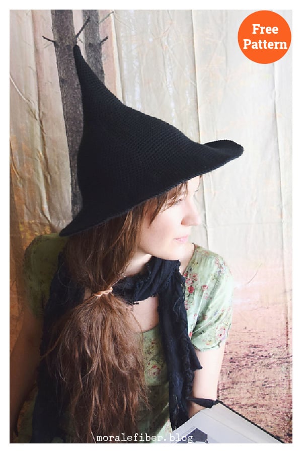 Witch Hat Free Crochet Pattern 