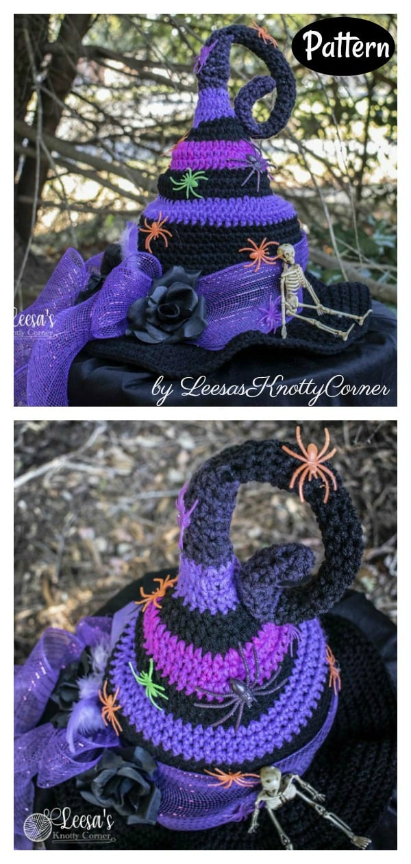 Witches' Brew-tiful Hat Crochet Pattern