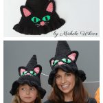 Witchy Cat Hat Free Crochet Pattern