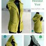 Women’s Hooded Vest Free Crochet Pattern