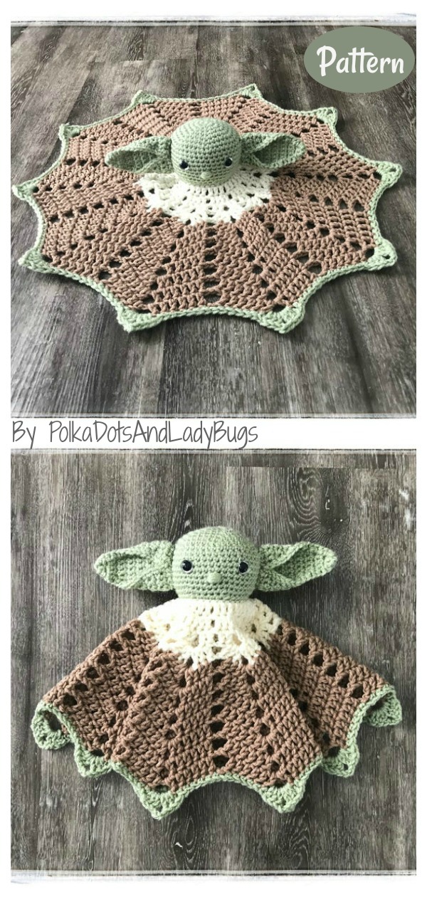 Yoda Lovey Crochet Pattern 