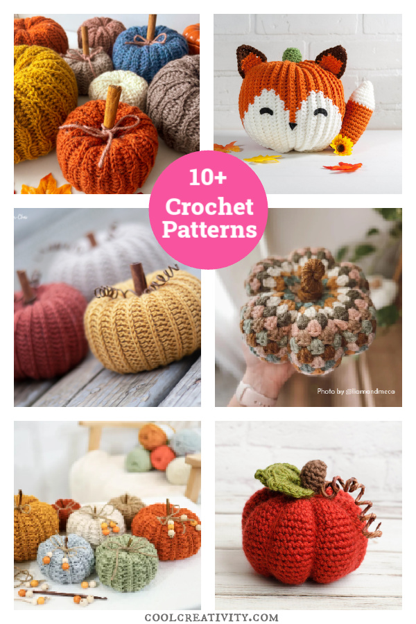 10+ Autumn Pumpkin Crochet Patterns 