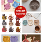 10+ Cat Coaster Crochet Patterns