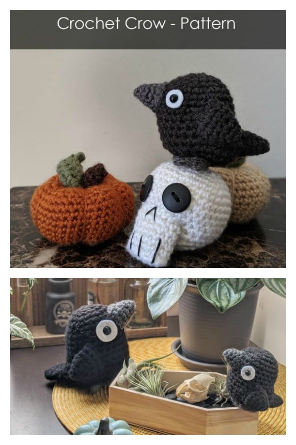 Amigurumi Crow Crochet Pattern