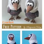 Amigurumi Curious Crow Free Crochet pattern