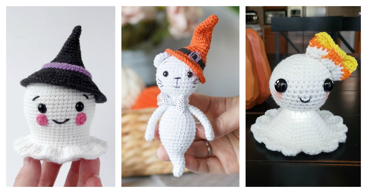 10 Amigurumi Halloween Ghost Crochet Patterns