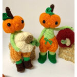 Amigurumi Pumpkin Head Doll Crochet Pattern