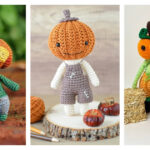 Amigurumi Pumpkin Head Doll Crochet Patterns