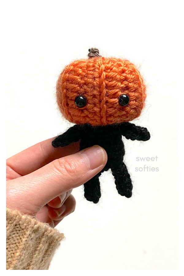 Baby Pumpkin Head Free Crochet Pattern