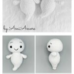 Boo Baby Ghost Mini Amigurumi Crochet Pattern