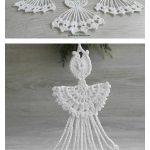 Christmas Angels Applique Crochet Pattern