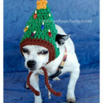 Christmas Tree Dog Hat Crochet Pattern