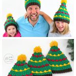 Christmas Tree Hat Free Crochet Pattern