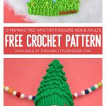 Christmas Tree Hat Free Crochet Pattern