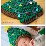 Christmas Tree Hat In All Sizes Crochet Pattern