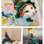 Christmas Tree Pet Hat Crochet Pattern
