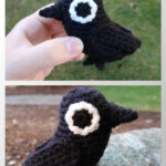 Creeping Crow Plushie Crochet Pattern and Video Tutorial