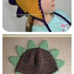 Dinosaur Spikes Free Crochet Pattern