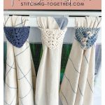 Easy and Modern Kitchen Towel Topper Free Crochet Pattern