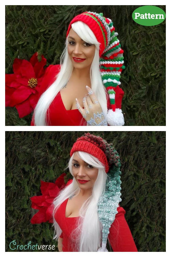 Fancy Elf Hat Crochet Pattern