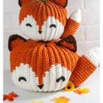 Fox Pumpkin Free Crochet Pattern and Video Tutorial