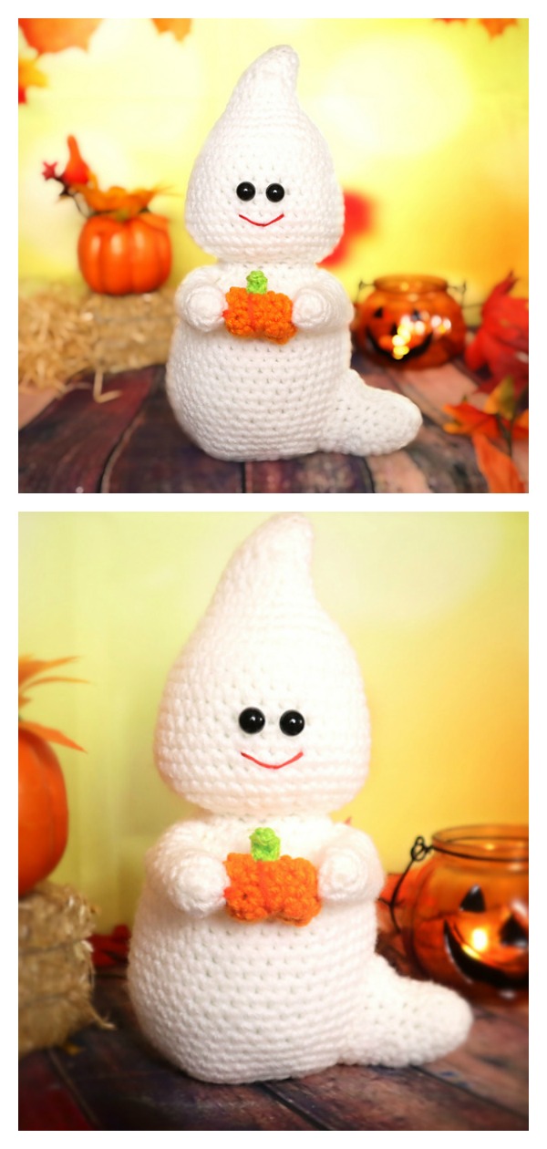 Ghost Halloween Amigurumi Free Crochet Pattern