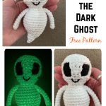 Glow in the Dark Ghost Free Crochet Pattern