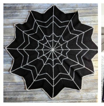 Halloween Blanket Free Crochet Pattern and Paid