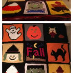 Halloween C2C Blanket Free Crochet Pattern