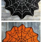 Halloween Spider web blanket crochet pattern