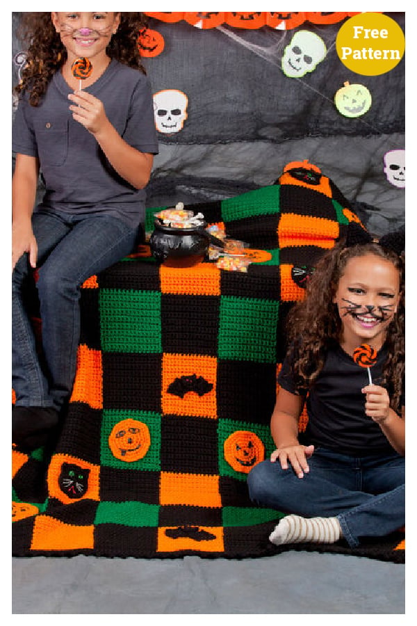 Halloween Throw Crochet Pattern