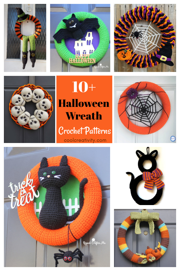 Halloween Wreath Crochet Patterns