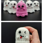 Mini Ghost Halloween Amigurumi