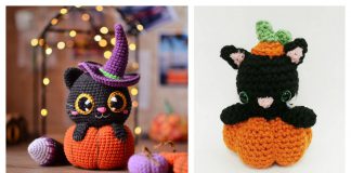 Pumpkin Cat Amigurumi Crochet Patterns