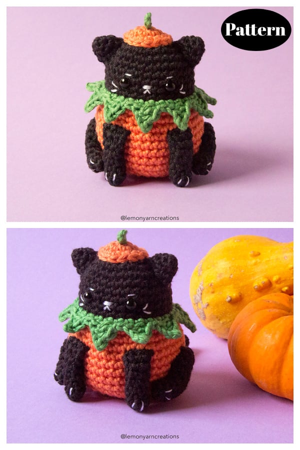 Pumpkin Kitty Crochet Pattern